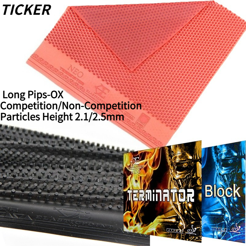 Table Tennis Height - TICKER TERMINATOR OX Table Tennis Rubber