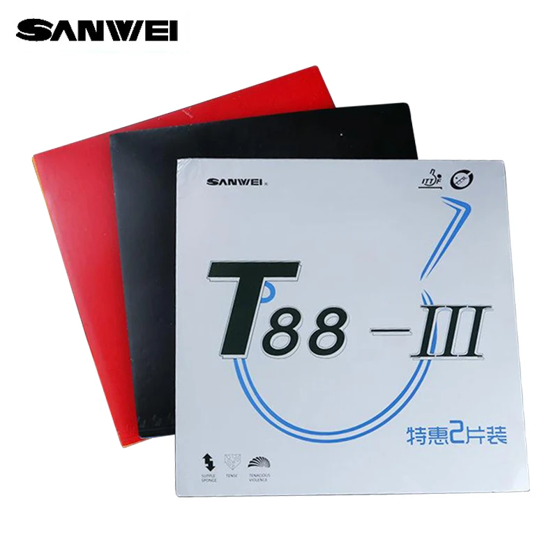 Table Tennis Forehand Rubber - Original SANWEI T88-3 Table Tennis Rubber