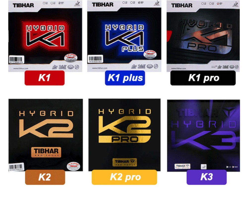 Table Tennis Hybrid Rubbers - Original Tibhar Hybrid K1 Pro Plus