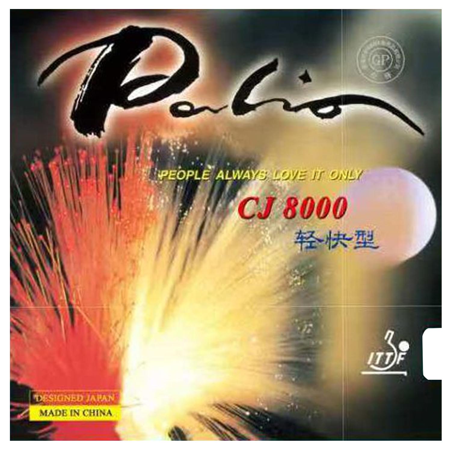 Palio CJ8000 Light&Fast Type p - đánh giá và giá Table Tennis Forehand Rubber