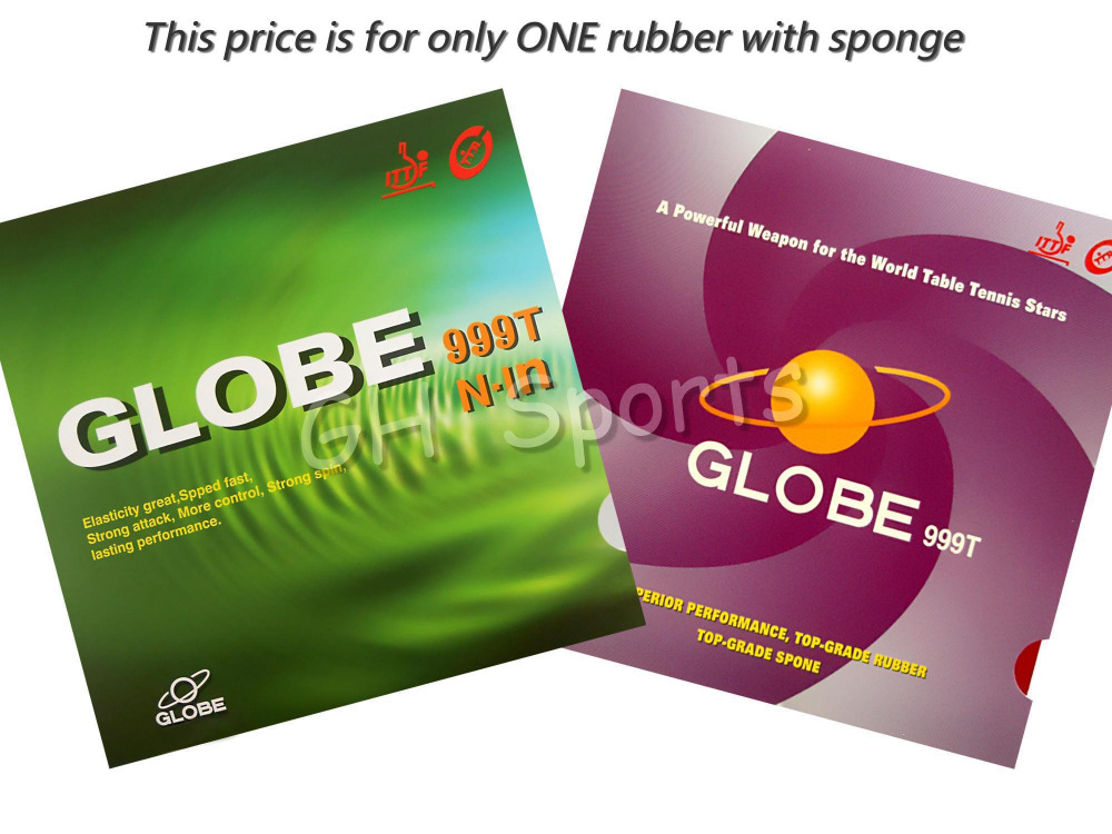 Globe 999T 999 T 999-T Pips-in - đánh giá và giá Table Tennis Forehand Rubber