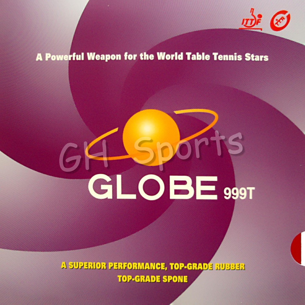 Globe 999T 999 T 999-T Pips-in - đánh giá và giá Table Tennis Forehand Rubber
