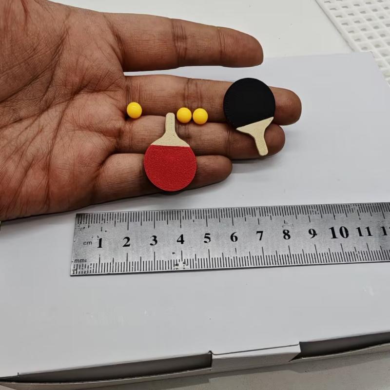 1Set Dollhouse Miniature Ping  - đánh giá và giá Table Tennis How To Play