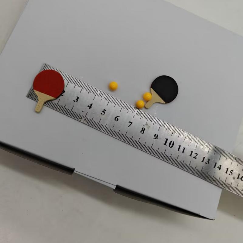 1Set Dollhouse Miniature Ping  - đánh giá và giá Table Tennis How To Play