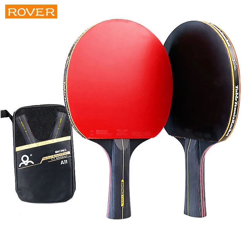 5/6 Star Table Tennis Racket 2 - đánh giá và giá Table Tennis Forehand Rubber
