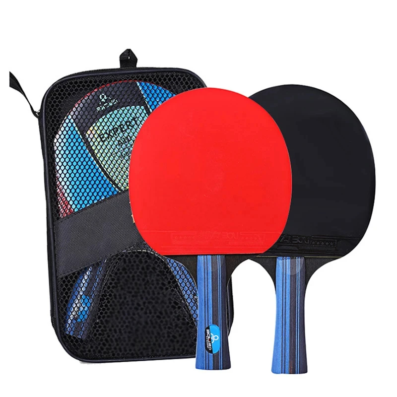 5/6 Star Table Tennis Racket 2 - đánh giá và giá Table Tennis Forehand Rubber