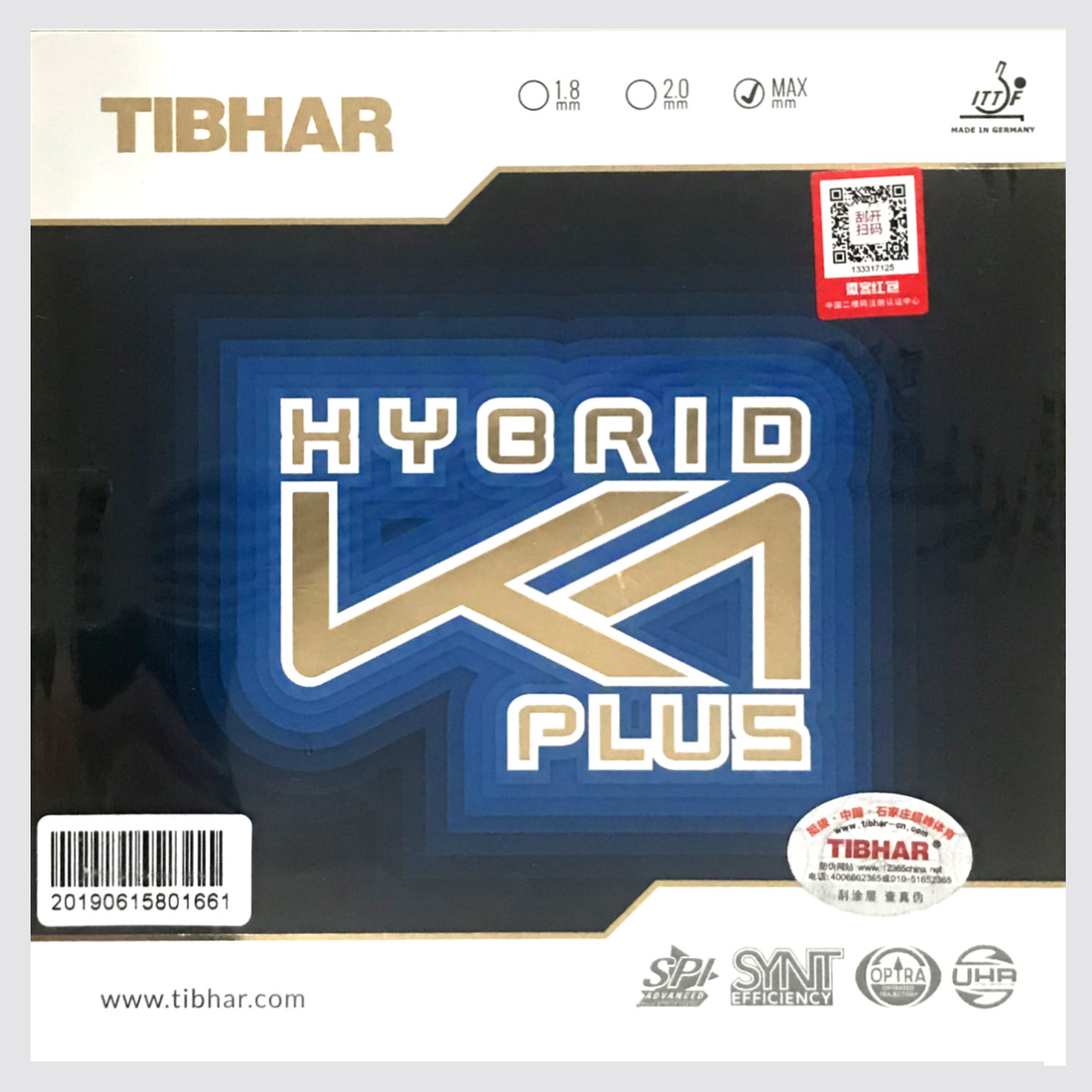 Tibhar Hybrid K1 / K1 PLUSpimp - đánh giá và giá Table Tennis Hybrid Rubbers