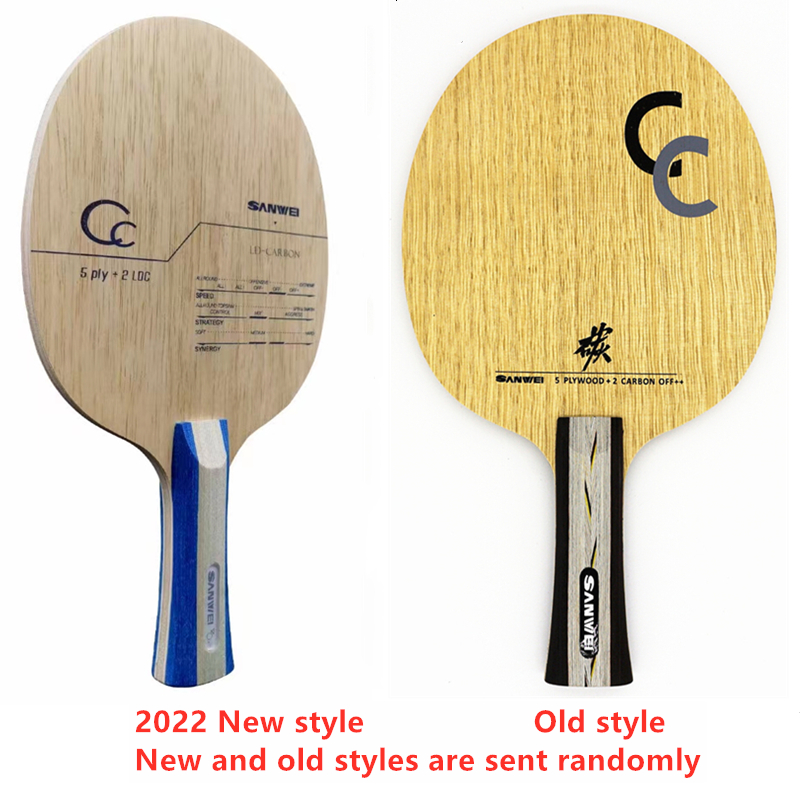SANWEI CC 502E 5 Ply wood+2 Ca - đánh giá và giá Table Tennis Review
