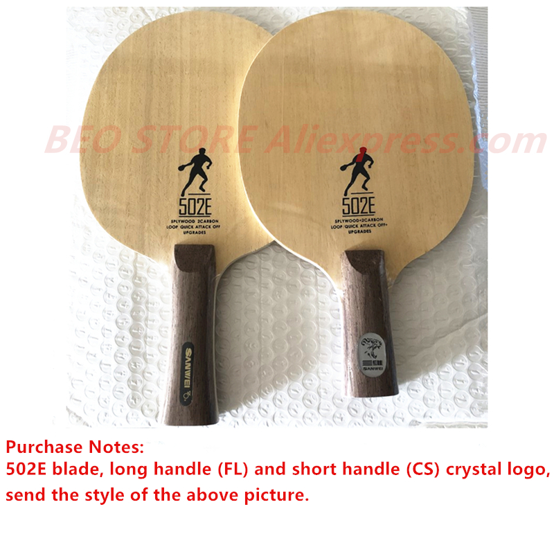 SANWEI CC 502E 5 Ply wood+2 Ca - đánh giá và giá Table Tennis Review