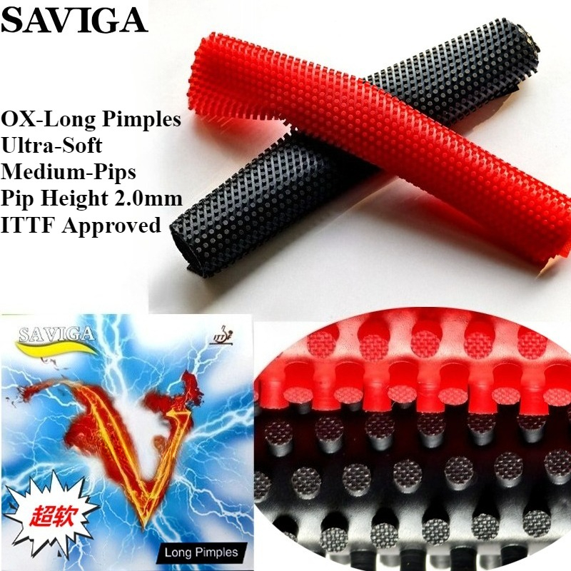 SAVIGA OX Table Tennis Rubber  - đánh giá và giá Table Tennis Height