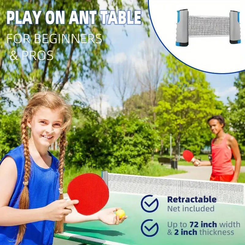 Retractable Table Tennis Net A - đánh giá và giá Table Tennis Association