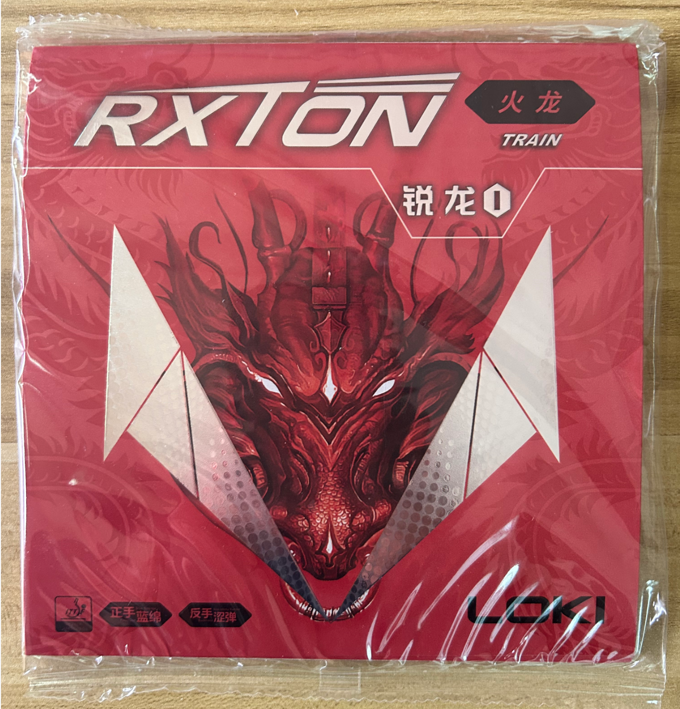 LOKI RXTON 1 FIRE DRAGON Table - đánh giá và giá Table Tennis Forehand Rubber