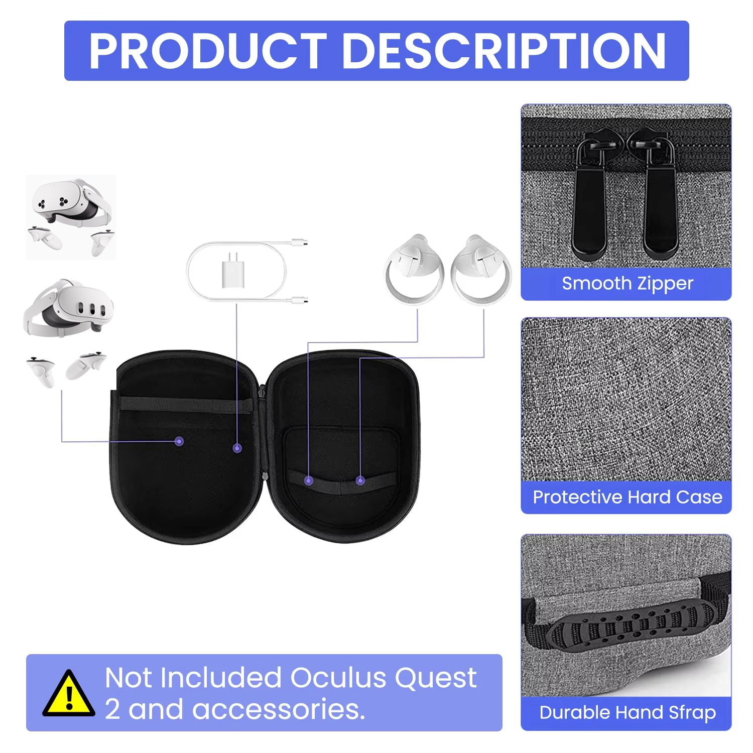 Storage Bag For Quest 3/2 VR G - đánh giá và giá Table Tennis Vr