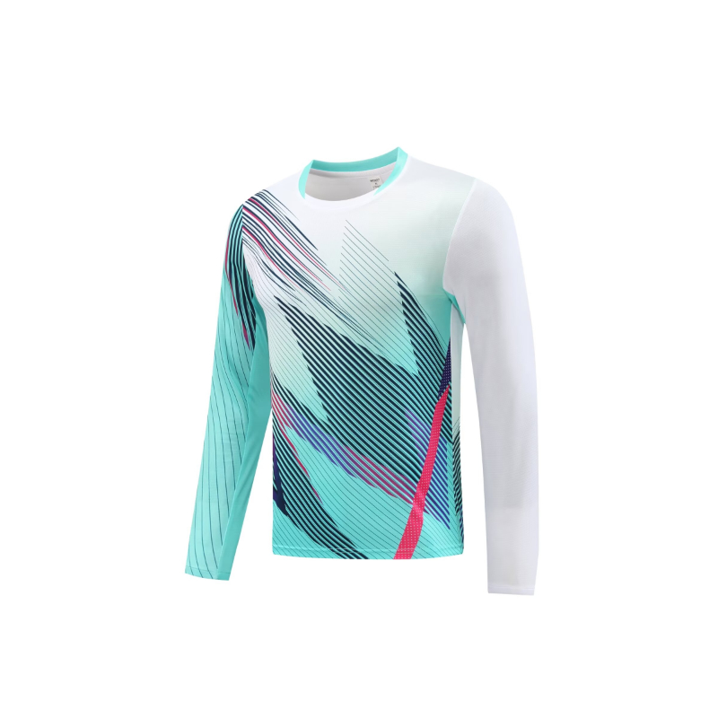 Long Sleeve Badminton Shirt Un - đánh giá và giá Table Tennis Equipment